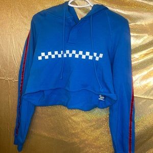 Blue Cropped Sweater